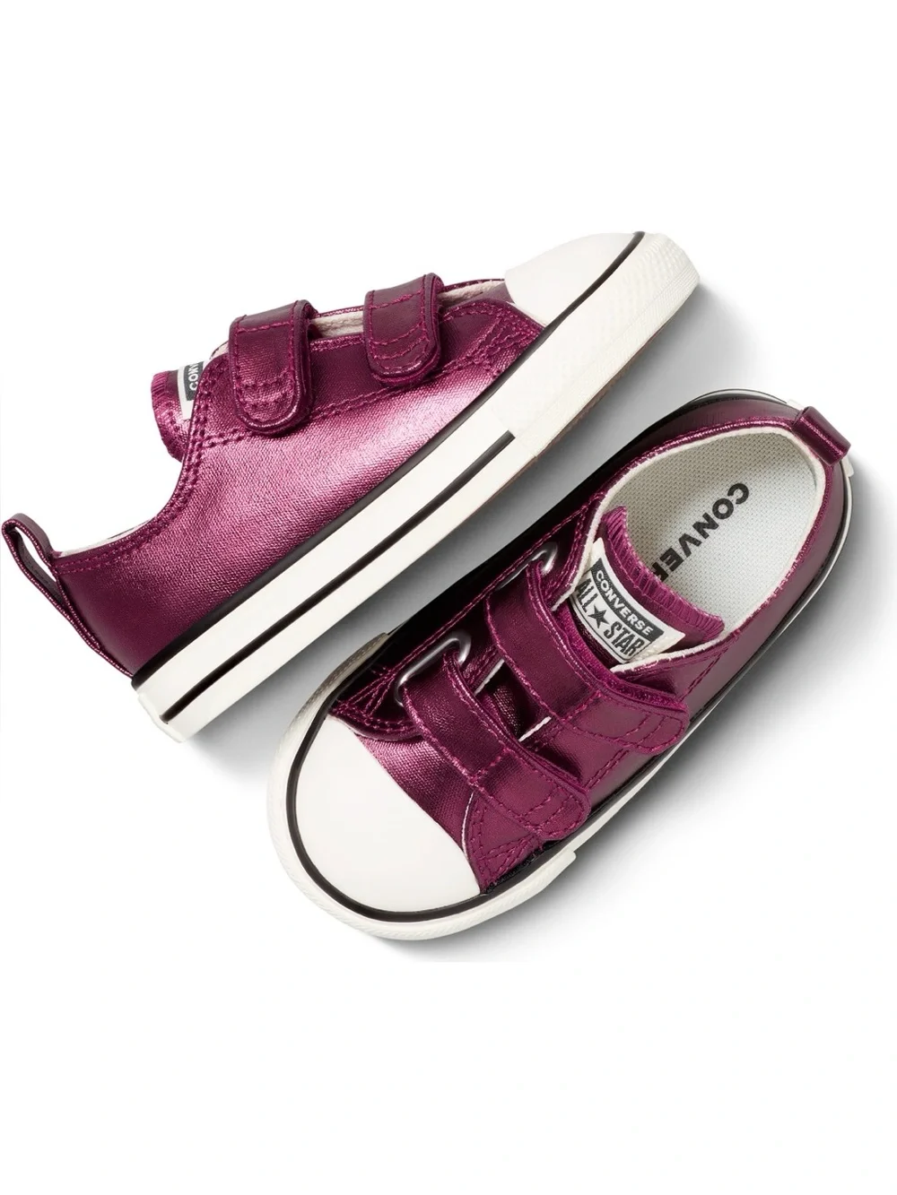 Kids' Chuck Taylor All Star Metallic Canvas Low Top Sneaker